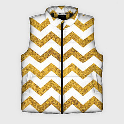 Мужской жилет Зигзаг паттерн - геометрия, цвет: 3D-черный