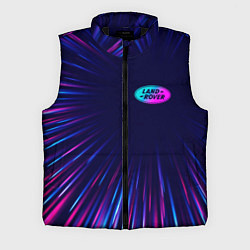 Мужской жилет Land Rover neon speed lines, цвет: 3D-черный