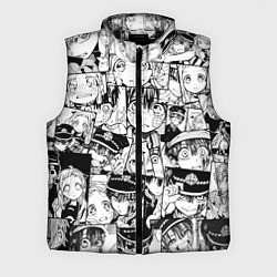 Мужской жилет Туалетный мальчик Ханако кун паттерн, цвет: 3D-черный