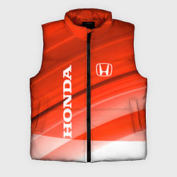 Мужской жилет Хонда - Красно-белая абстракция, цвет: 3D-красный