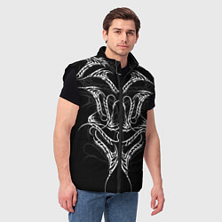 Мужской жилет Татуированный боец, цвет: 3D-черный — фото 2