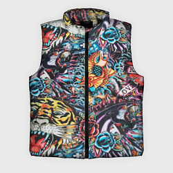 Мужской жилет Татуировки, цвет: 3D-черный