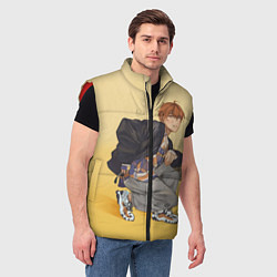 Мужской жилет Красавчик Мафую, цвет: 3D-красный — фото 2