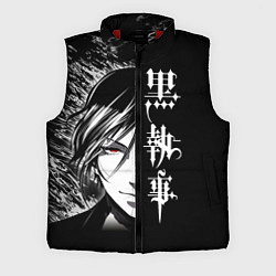 Мужской жилет Тёмный Дворецкий Себастиан, цвет: 3D-красный