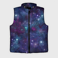 Мужской жилет Бесконечность звездного неба, цвет: 3D-светло-серый