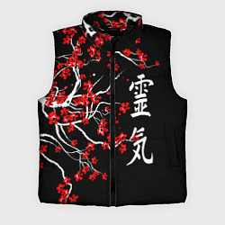 Мужской жилет Сакура в цвету, цвет: 3D-черный