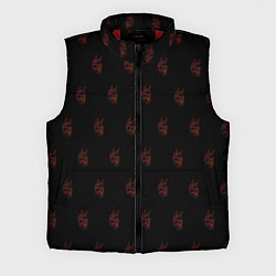 Мужской жилет Маска японского демона, цвет: 3D-красный
