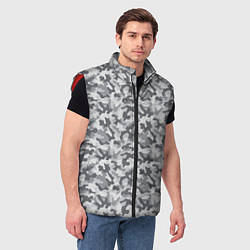 Мужской жилет Камуфляж М-21 серый, цвет: 3D-красный — фото 2