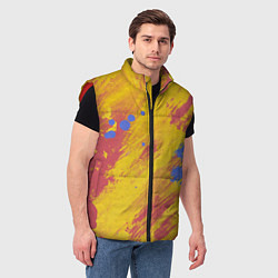 Мужской жилет Радужная палитра, цвет: 3D-красный — фото 2