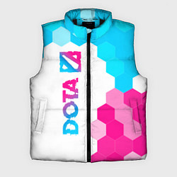 Мужской жилет Dota neon gradient style: по-вертикали, цвет: 3D-черный