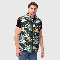 Мужской жилет Japan mural, цвет: 3D-красный — фото 2
