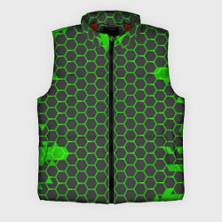 Мужской жилет Зеленые плиты, цвет: 3D-красный