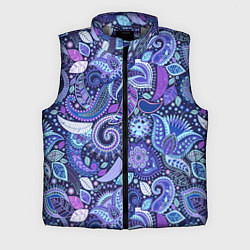 Мужской жилет Flower patterns, цвет: 3D-светло-серый