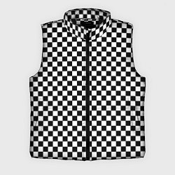 Мужской жилет Шахматное пано, цвет: 3D-черный