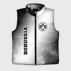 Мужской жилет Borussia sport на светлом фоне: надпись, символ, цвет: 3D-черный