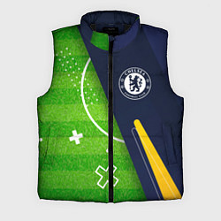 Мужской жилет Chelsea football field, цвет: 3D-черный