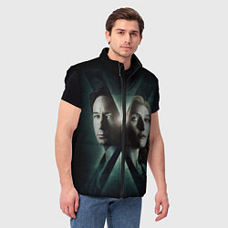 Мужской жилет X - Files, цвет: 3D-черный — фото 2