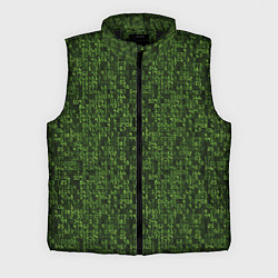 Мужской жилет Милитари комьютерный код, цвет: 3D-черный
