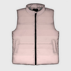 Мужской жилет Монохромный полосатый розовато-бежевый