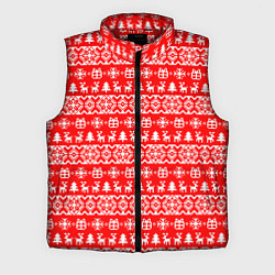 Мужской жилет New Years winter pattern