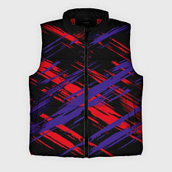 Мужской жилет Пересечение красных и синих