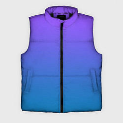 Мужской жилет Фиолетовый рассвет, цвет: 3D-черный