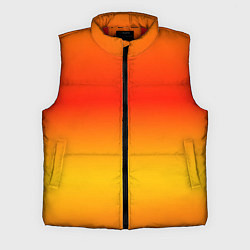 Мужской жилет Переливы оранжевого, цвет: 3D-красный