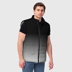 Мужской жилет От черного к белому, цвет: 3D-светло-серый — фото 2