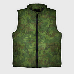 Мужской жилет Камуфляж хаки, цвет: 3D-черный