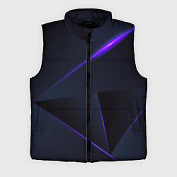 Мужской жилет Geometry stripes neon stiil, цвет: 3D-черный