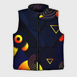 Мужской жилет Игровая геометрия, цвет: 3D-черный
