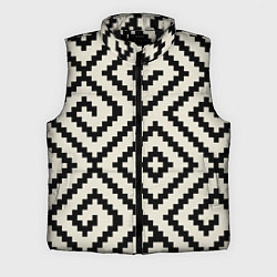 Мужской жилет Африканский узор, цвет: 3D-черный