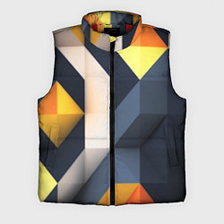 Мужской жилет Полосы геометрия узор, цвет: 3D-красный