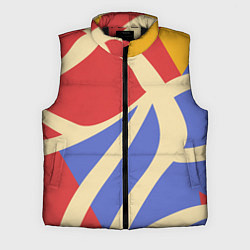 Мужской жилет Абстракция в стиле модерн, цвет: 3D-черный