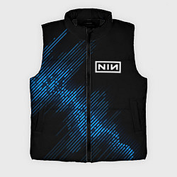 Мужской жилет Nine Inch Nails звуковая волна, цвет: 3D-черный