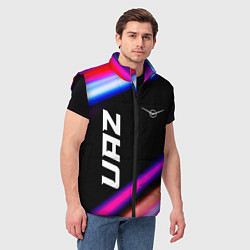 Мужской жилет UAZ speed lights, цвет: 3D-черный — фото 2