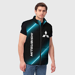 Мужской жилет Mitsubishi неоновые лампы, цвет: 3D-черный — фото 2