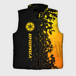 Мужской жилет Yamaha - gold gradient: по-вертикали, цвет: 3D-черный