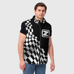 Мужской жилет Zotye racing flag, цвет: 3D-черный — фото 2