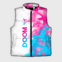 Мужской жилет Doom neon gradient style: по-вертикали, цвет: 3D-черный