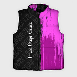 Мужской жилет Three Days Grace rock legends: по-вертикали, цвет: 3D-черный