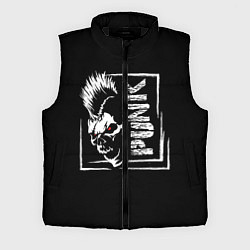 Мужской жилет Панк - череп с ирокезом, цвет: 3D-черный