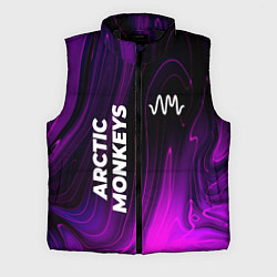 Мужской жилет Arctic Monkeys violet plasma, цвет: 3D-черный