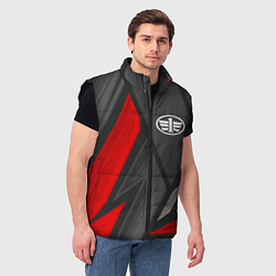 Мужской жилет FAW sports racing, цвет: 3D-черный — фото 2