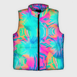 Мужской жилет Кислотный тай-дай: паттерн