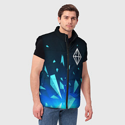 Мужской жилет The Sims взрыв частиц, цвет: 3D-черный — фото 2