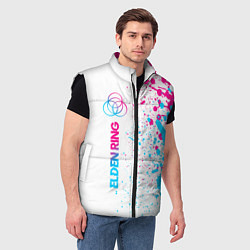 Мужской жилет Elden Ring neon gradient style: по-вертикали, цвет: 3D-черный — фото 2