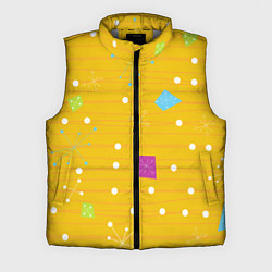 Мужской жилет Yellow abstraction