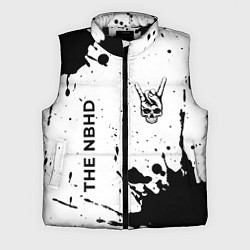 Мужской жилет The Neighbourhood и рок символ на светлом фоне, цвет: 3D-черный