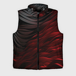 Мужской жилет Темно-красная текстура, цвет: 3D-светло-серый